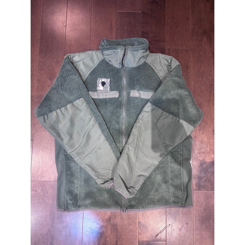 Military ECWCS Gen III Level 3 Foliage Green Polartec Fleece Jacket Large Reg